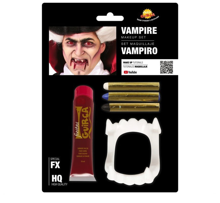 Schminkset Vampir mit Zähnen 20ml