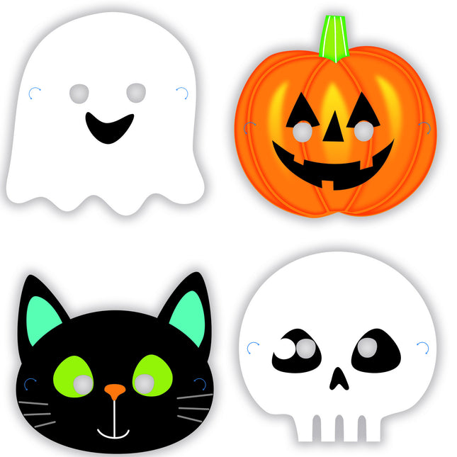 Halloween Masken 8Stk