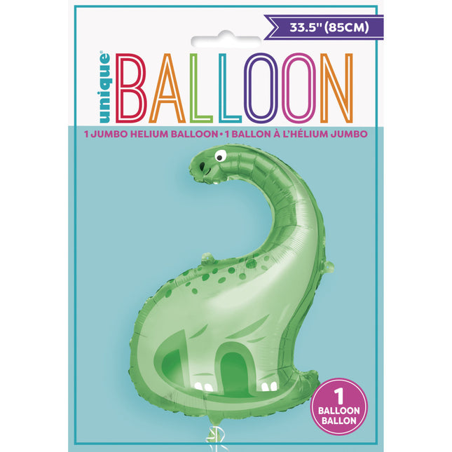 Dino Ballon Grün XL 87cm