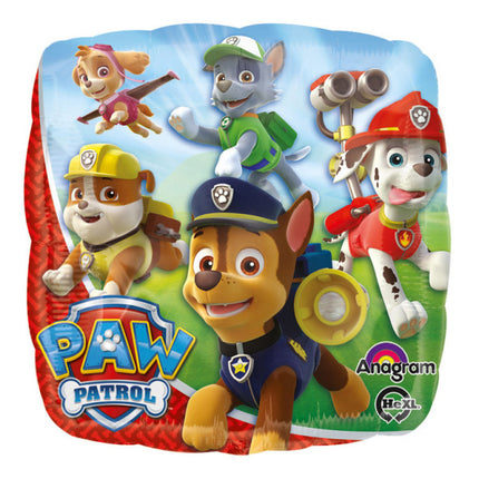 Paw Patrol Helium Ballon Quadratisch 43cm leer