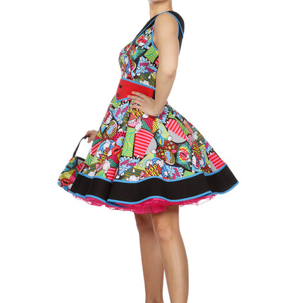 Pop Art Kleid Damen Pop Art