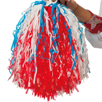 Bunte Pompons Cheerleader