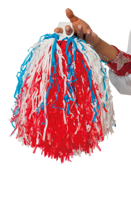 Bunte Pompons Cheerleader