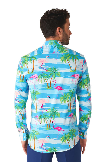 Hawaii Flamingo Hemd Männer OppoSuits