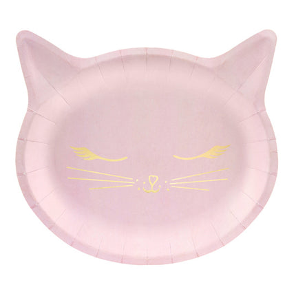 Teller Katze 22cm 6Stk.