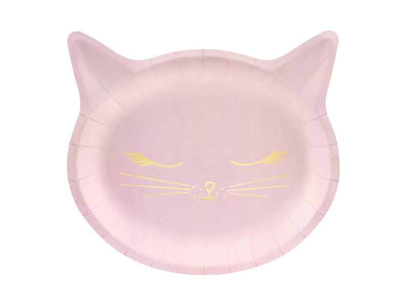 Teller Katze 22cm 6Stk.