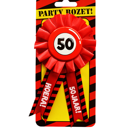 Rosette Hooray 50 Jahre Hooray