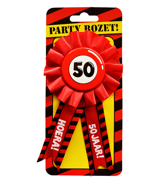 Rosette Hooray 50 Jahre Hooray