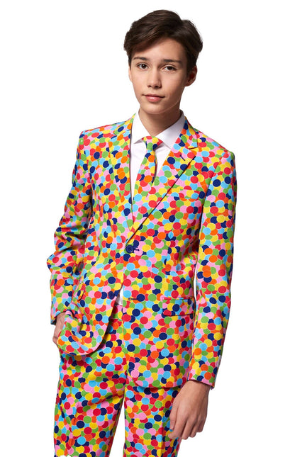 Party Konfetti Anzug Junge Teen OppoSuits