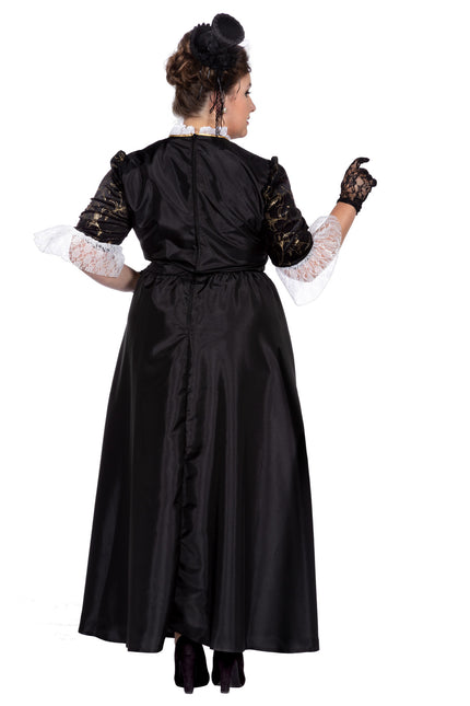 Mittelalterliches Kleid Schwarz