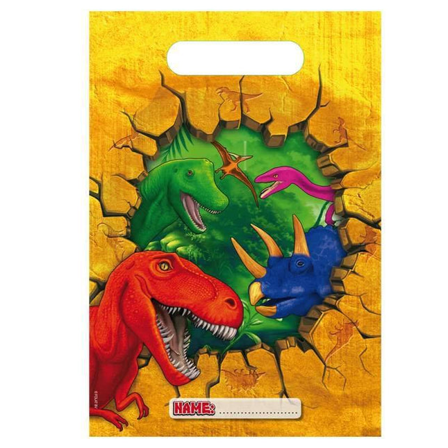 Dinosaurier-Sharing-Taschen 23cm 6Stück