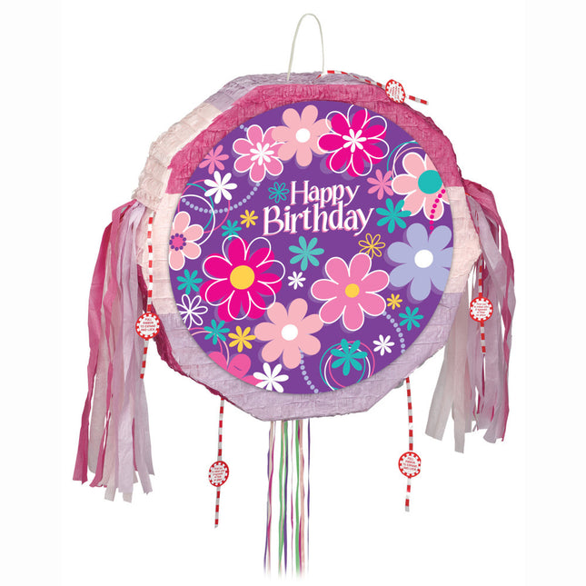 Pinata Blumen Happy Birthday