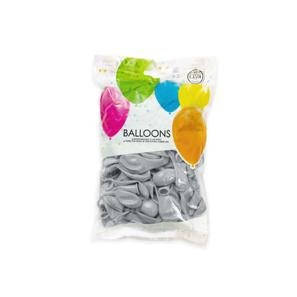 Graue Ballons 13cm 100Stk