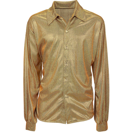 Disco 70S Shirt Gold Männer