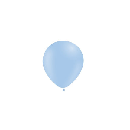 Blaue Luftballons Pastell 14cm 100Stk