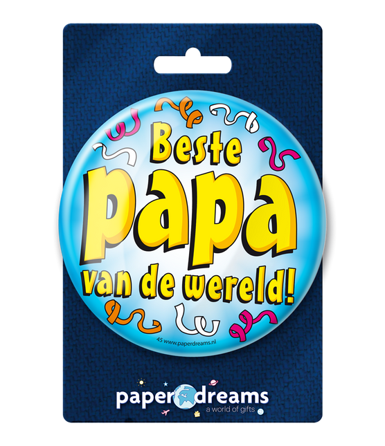 Button Bester Papa der Welt 10,2 cm