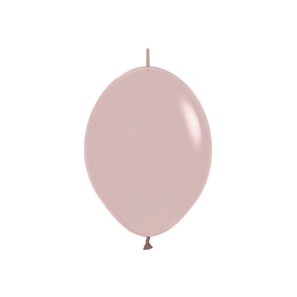 Ballons Pastell Dämmerung Rose 15cm 50Stk