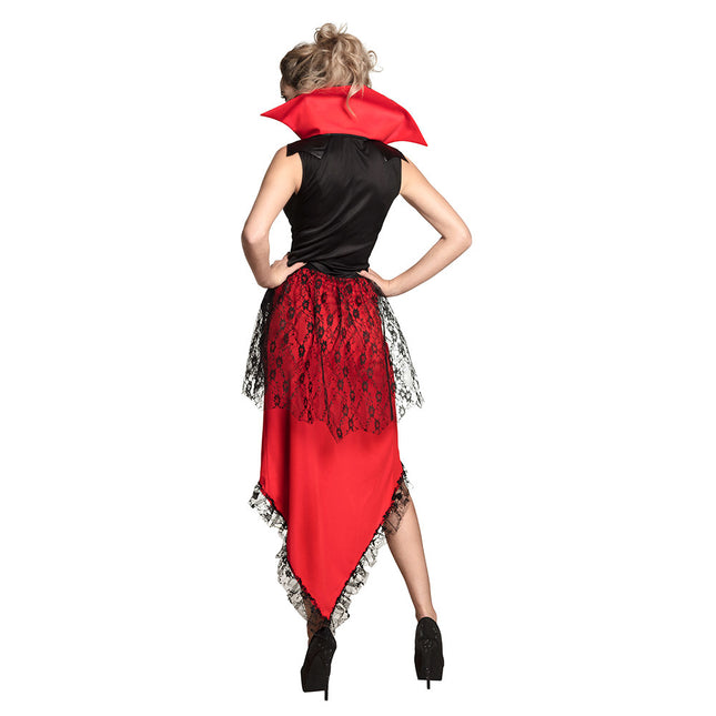 Halloween Vampir Kostüm Rot Damen