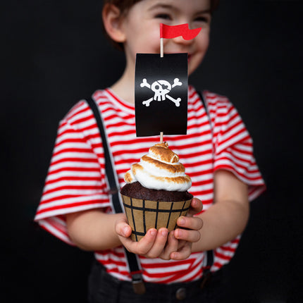 Piraten Cupcake Set 6tlg.