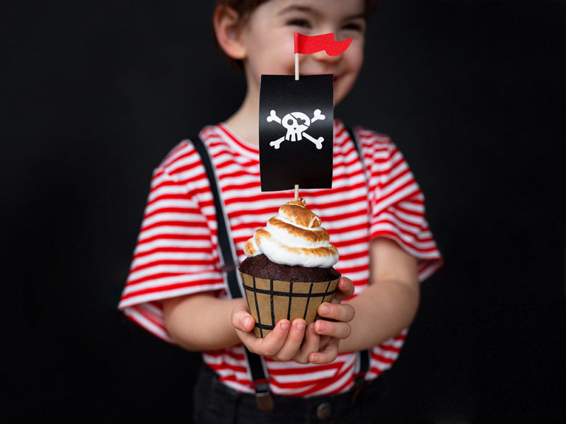 Piraten Cupcake Set 6tlg.