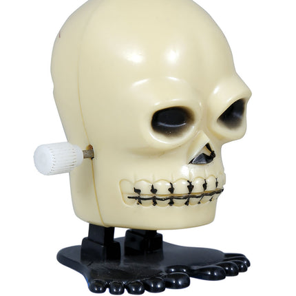 Halloween Wind-Up Totenkopf 5cm 12Stk