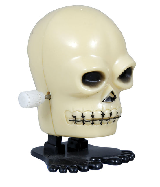 Halloween Wind-Up Totenkopf 5cm 12Stk