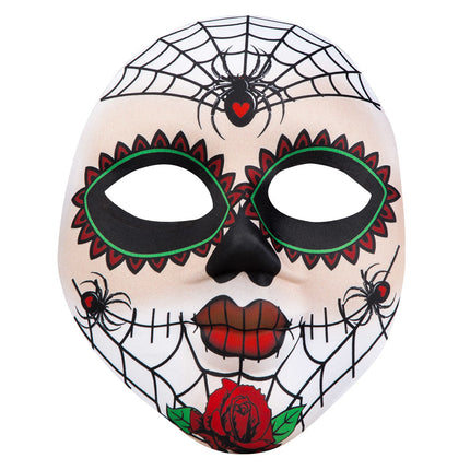 Halloween Maske Frau Tag der Toten