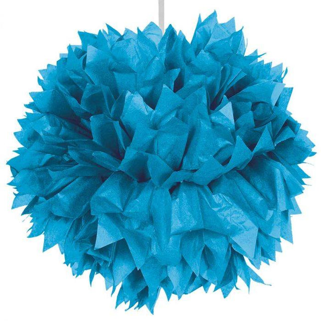 Pompon Blau 30cm