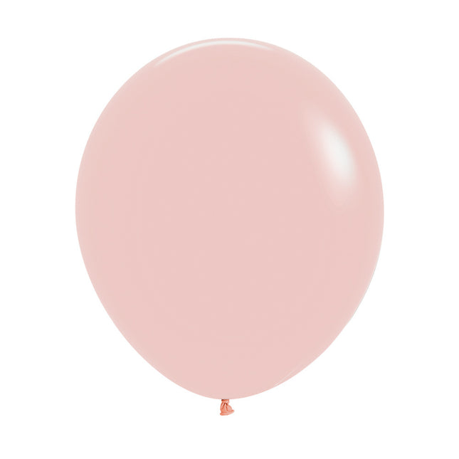 Ballons Pastell Matte Melone 45cm 25Stk