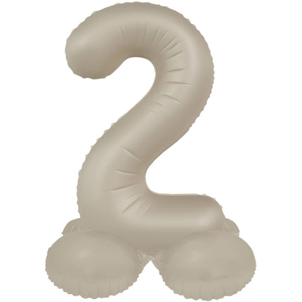 2 Jahre Figur Ballon Nude Matt 72cm