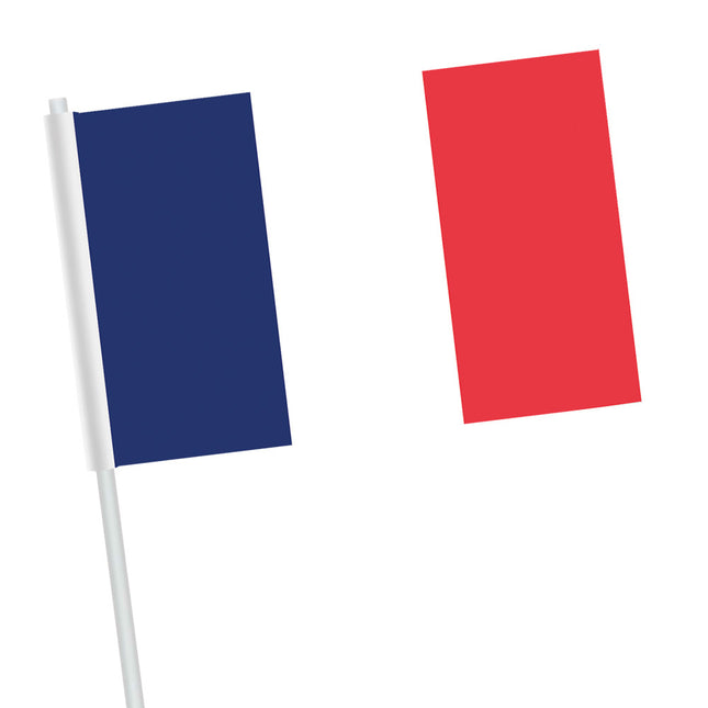 Frankreich Wave Flagge 16cm