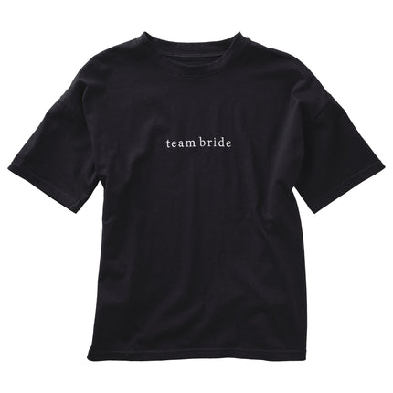 Team Bride Shirt Schwarz