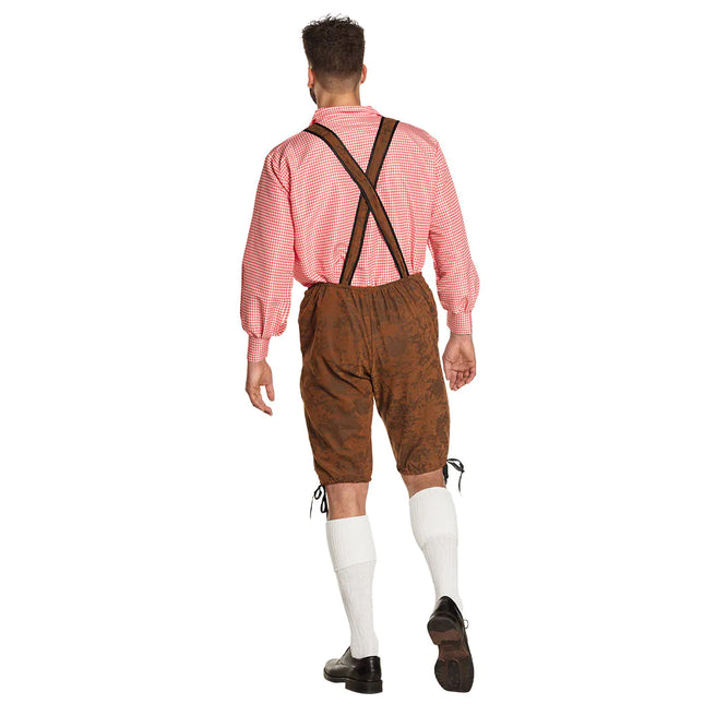 Lederhosen Braun und Bluse