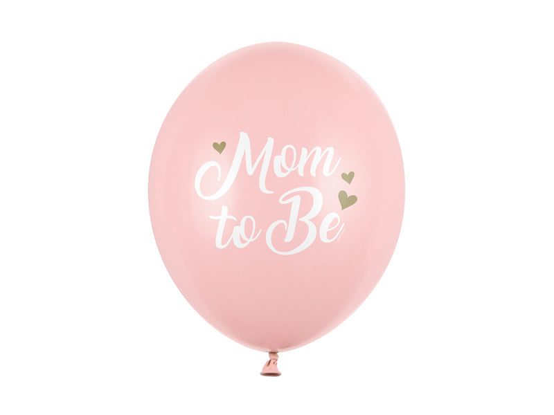 Ballons Mom To Be Rosa 30cm 6Stk