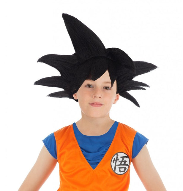 Goku Saiyan Perücke Kind Schwarz Kind Dragon Ball Z