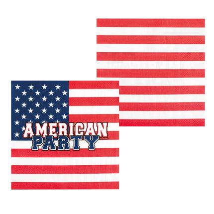 Servietten Amerikanisches Partypapier 33cm