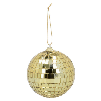 Goldener Discoball 8cm 6Stück