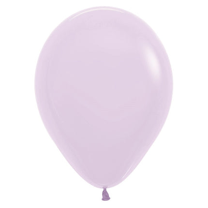 Ballons Pastell Matt Lila 23cm 50Stk