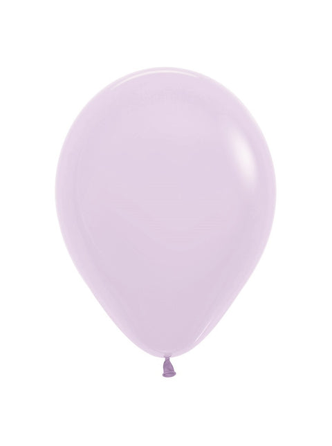 Ballons Pastell Matt Lila 23cm 50Stk