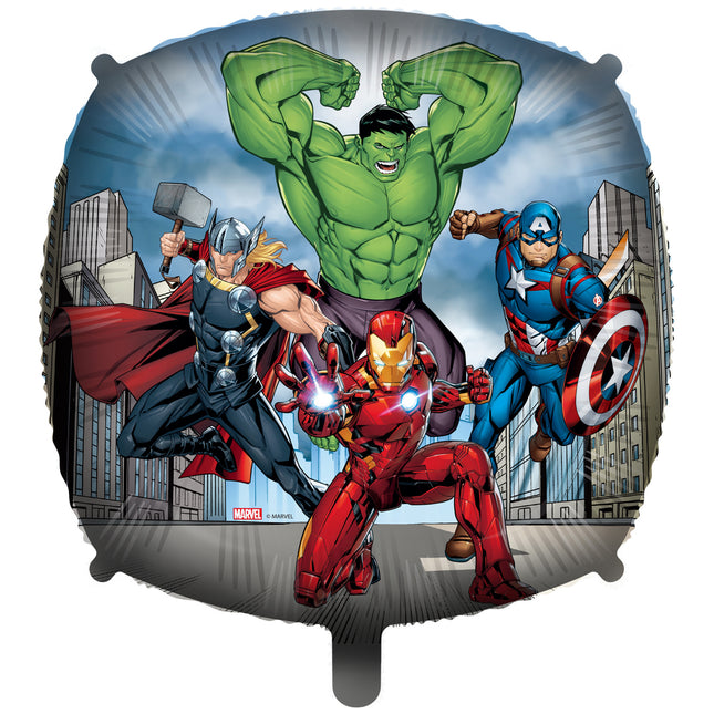 Avengers Helium Ballon Quadratisch Leer 46cm