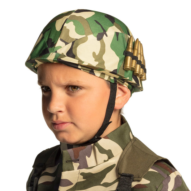 Militärhelm Kind Verstellbar