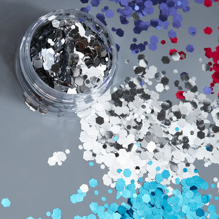 Moon Glitter Classic Chunky Glitter Silber 3g