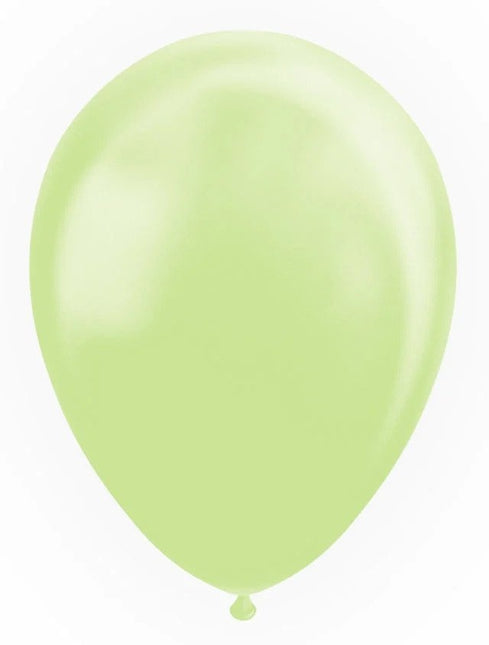 Grüne Luftballons Pastell Macaron 30cm 100Stk