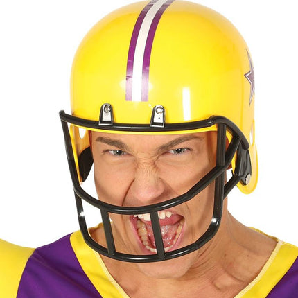 American Football Helm Gelb