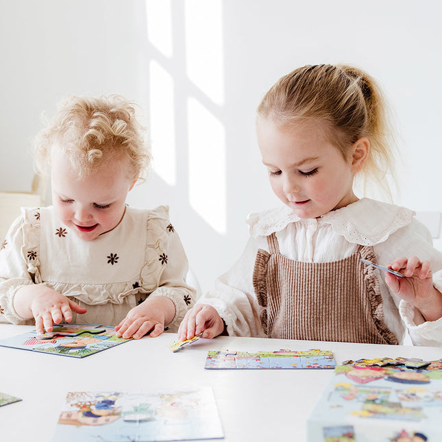 Fien & Teun 4-in-1 Puzzle