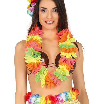 Hawaii Kranz Neon 50cm