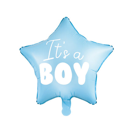 Heliumballon Herz It's A Boy Leer 48cm