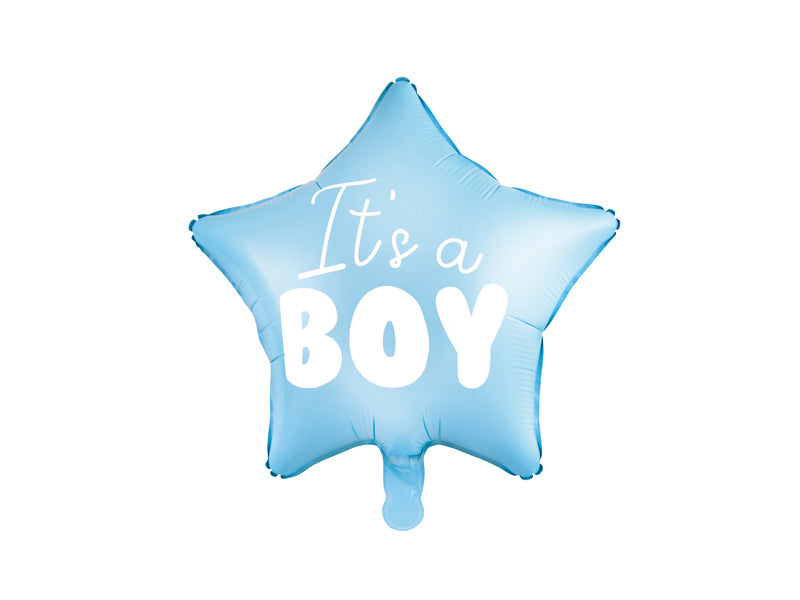 Heliumballon Herz It's A Boy Leer 48cm