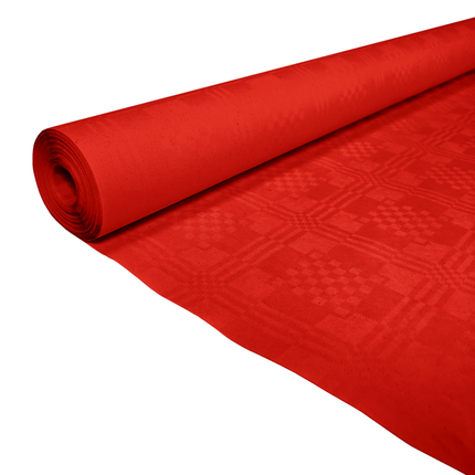 Papiertischdecke Rot 8m