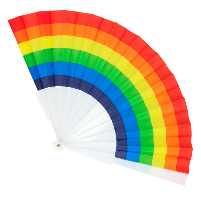 Fächer Regenbogen Stolz 23cm